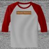 Raglan 3/4 Roundneck Shirt (Gray Body) Thumbnail