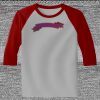 Raglan 3/4 Roundneck Shirt (Gray Body) Thumbnail