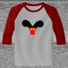 Raglan 3/4 Roundneck Shirt (Gray Body) Thumbnail