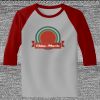Raglan 3/4 Roundneck Shirt (Gray Body) Thumbnail