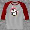 Raglan 3/4 Roundneck Shirt (Gray Body) Thumbnail