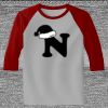 Raglan 3/4 Roundneck Shirt (Gray Body) Thumbnail