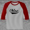 Raglan 3/4 Roundneck Shirt (Gray Body) Thumbnail