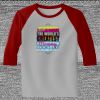 Raglan 3/4 Roundneck Shirt (Gray Body) Thumbnail