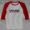 Raglan 3/4 Roundneck Shirt (Gray Body) Thumbnail