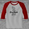 Raglan 3/4 Roundneck Shirt (Gray Body) Thumbnail