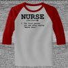 Raglan 3/4 Roundneck Shirt (Gray Body) Thumbnail