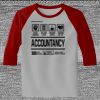 Raglan 3/4 Roundneck Shirt (Gray Body) Thumbnail