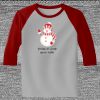 Raglan 3/4 Roundneck Shirt (Gray Body) Thumbnail