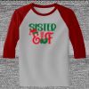 Raglan 3/4 Roundneck Shirt (Gray Body) Thumbnail