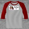 Raglan 3/4 Roundneck Shirt (Gray Body) Thumbnail