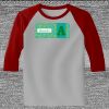 Raglan 3/4 Roundneck Shirt (Gray Body) Thumbnail