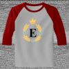 Raglan 3/4 Roundneck Shirt (Gray Body) Thumbnail