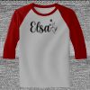 Raglan 3/4 Roundneck Shirt (Gray Body) Thumbnail