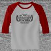 Raglan 3/4 Roundneck Shirt (Gray Body) Thumbnail