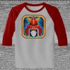 Raglan 3/4 Roundneck Shirt (Gray Body) Thumbnail