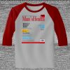 Raglan 3/4 Roundneck Shirt (Gray Body) Thumbnail