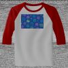 Raglan 3/4 Roundneck Shirt (Gray Body) Thumbnail