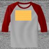 Raglan 3/4 Roundneck Shirt (Gray Body) Thumbnail