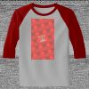 Raglan 3/4 Roundneck Shirt (Gray Body) Thumbnail