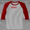Raglan 3/4 Roundneck Shirt (Gray Body) Thumbnail