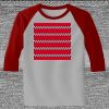 Raglan 3/4 Roundneck Shirt (Gray Body) Thumbnail