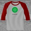 Raglan 3/4 Roundneck Shirt (Gray Body) Thumbnail