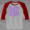 Raglan 3/4 Roundneck Shirt (Gray Body) Thumbnail