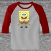 Raglan 3/4 Roundneck Shirt (Gray Body) Thumbnail