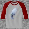 Raglan 3/4 Roundneck Shirt (Gray Body) Thumbnail