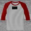 Raglan 3/4 Roundneck Shirt (Gray Body) Thumbnail