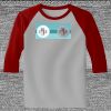 Raglan 3/4 Roundneck Shirt (Gray Body) Raglan 3/4 Roundneck Shirt (Gray Body) Thumbnail