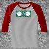 Raglan 3/4 Roundneck Shirt (Gray Body) Raglan 3/4 Roundneck Shirt (Gray Body) Thumbnail