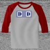 Raglan 3/4 Roundneck Shirt (Gray Body) Raglan 3/4 Roundneck Shirt (Gray Body) Thumbnail