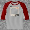 Raglan 3/4 Roundneck Shirt (Gray Body) Thumbnail
