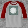 Raglan 3/4 Roundneck Shirt (Gray Body) Thumbnail
