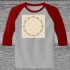 Raglan 3/4 Roundneck Shirt (Gray Body) Thumbnail