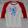 Raglan 3/4 Roundneck Shirt (Gray Body) Thumbnail