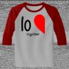 Raglan 3/4 Roundneck Shirt (Gray Body) Thumbnail