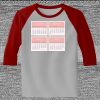 Raglan 3/4 Roundneck Shirt (Gray Body) Thumbnail