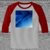 Raglan 3/4 Roundneck Shirt (Gray Body) Thumbnail