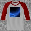 Raglan 3/4 Roundneck Shirt (Gray Body) Thumbnail