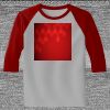 Raglan 3/4 Roundneck Shirt (Gray Body) Raglan 3/4 Roundneck Shirt (Gray Body) Thumbnail