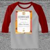 Raglan 3/4 Roundneck Shirt (Gray Body) Thumbnail
