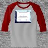 Raglan 3/4 Roundneck Shirt (Gray Body) Thumbnail