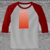 Raglan 3/4 Roundneck Shirt (Gray Body) Thumbnail