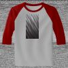 Raglan 3/4 Roundneck Shirt (Gray Body) Raglan 3/4 Roundneck Shirt (Gray Body) Thumbnail
