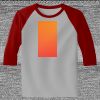 Raglan 3/4 Roundneck Shirt (Gray Body) Thumbnail