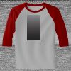 Raglan 3/4 Roundneck Shirt (Gray Body) Thumbnail