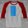 Raglan 3/4 Roundneck Shirt (Gray Body) Raglan 3/4 Roundneck Shirt (Gray Body) Thumbnail